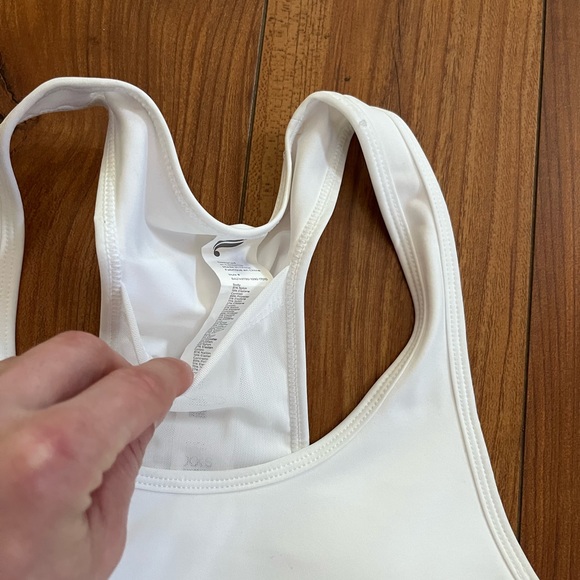 Pristine White Fabletics Powerhold Athleisure Set - Picture 5 of 10